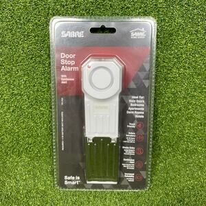 SABRE 120 dB Wedge Door Stop Security Alarm Extremely Loud Wireless Alarm Siren